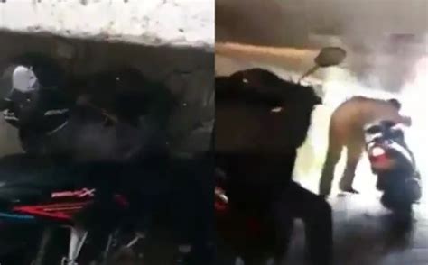 VIRAL Penampakan Terowongan Unik Pemotor Harus Kayang Atau Membungkuk