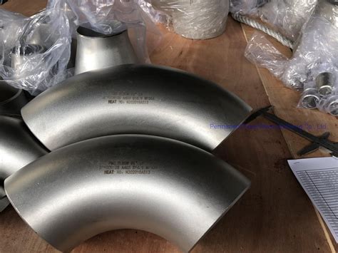 SUS304 316 Stainless Steel Butt Weld Fittings Bw Lr Long Radius 90