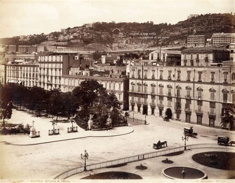 Napoli Giorgio Sommer Panoramica Con L Ingresso Alla Villa