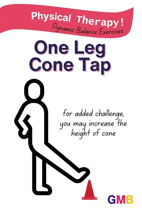 Pt Balance Exercise One Leg Cone Tap Artofit