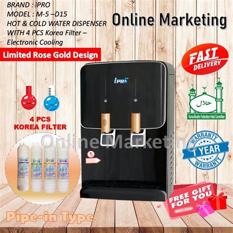 Penapis Air Suhu Mild Alkaline Water Dispenser Model M Hot Normal Or M Hot Cold With