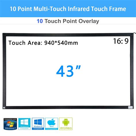 Buy SPECIAL PIE 43 Inch 10 Point Multi Touch Infrared Touch Frame IR