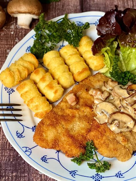 Jägerschnitzel Klassisches Rezept diefrauamgrill