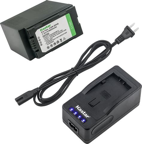 Kastar Led Super Fast Charger And Battery Replacement For Panasonic Cgr D54 Cgr D54s