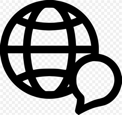 Language Icon Png 980x926px Language Area Artwork Black And White