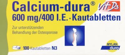 Calcium Dura Vit D Mg I E Kautabletten St Ck Online Kaufen