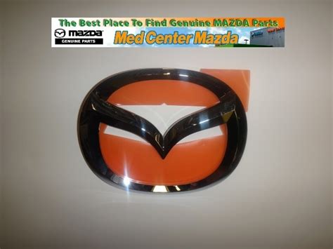 Mazda 3 Rear Deck Lid Emblem 4 Door Sedan Model