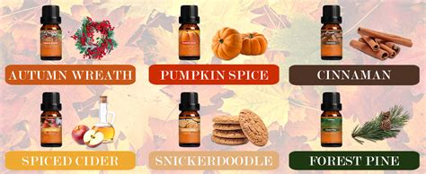 Amazon Autumn Essential Oils Set Arvidsson Fall Fragrance Oil