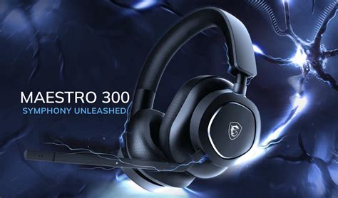 Msi Starts A New Chapter With The Maestro 300 Gaming Headset Techpowerup