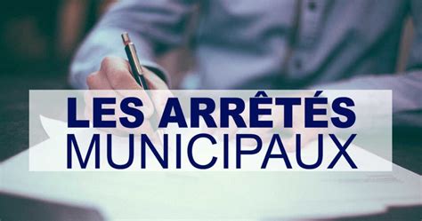 Les Arr T S Municipaux Site Officiel De La Mairie De Margny L S Compi Gne