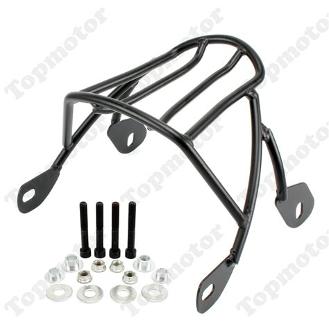 Black Solo Seat Luggage Rear Fender Rack For Harley Sportster Xl