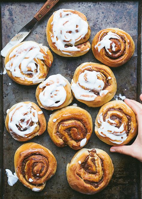 Brioches roulées à la cannelle Cinnamon rolls Recette Cuisine