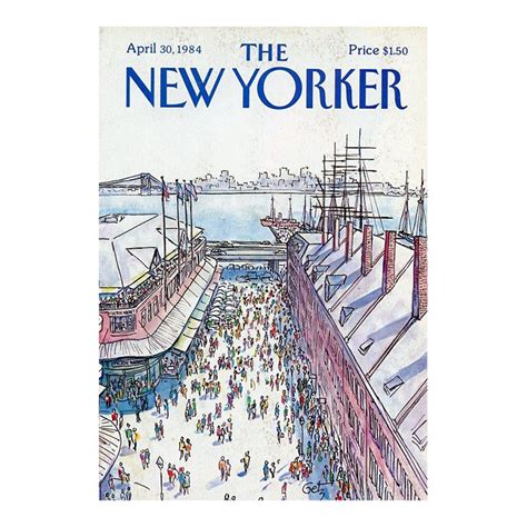 1984 Vintage New Yorker Cover April 30 Arthur Getz Original New