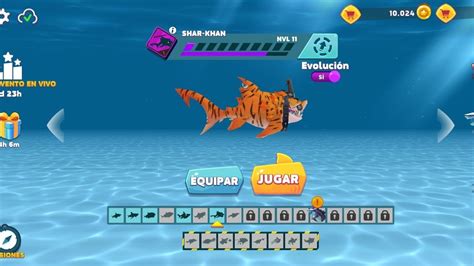 Jugando Hungry Shark Evolution Con Shrk Khan YouTube