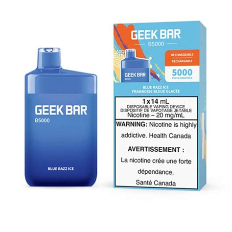 Blue Razz Ice Geek Bar B Disposable Vape Vapeloft