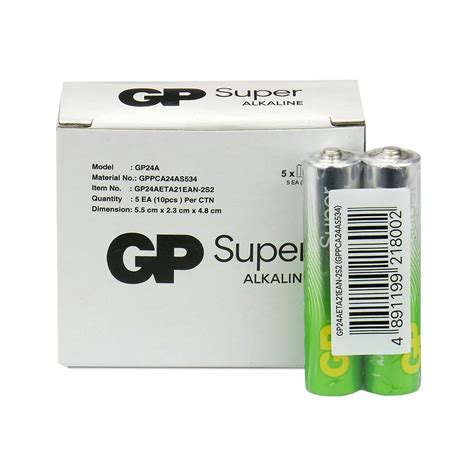 Bateria Alkaliczna AAA LR03 GP Super Alkaline G TECH 10 Sztuk