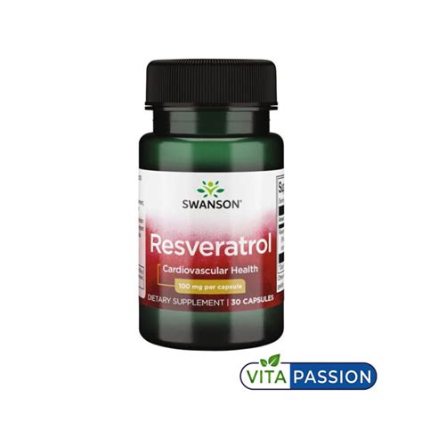 Resveratrol Mg Caps Swanson Vitapassion