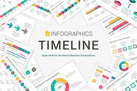 Timeline Google Slides Template | Presentation Templates ~ Creative Market