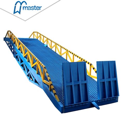 Standard Container Adjustable Hydraulic Mobile Loading Ramp Dock Ramps