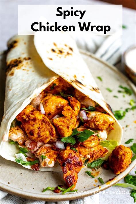 Cajun Chicken Wraps Are Bold With Spicy Flavors Juicy Chicken And A