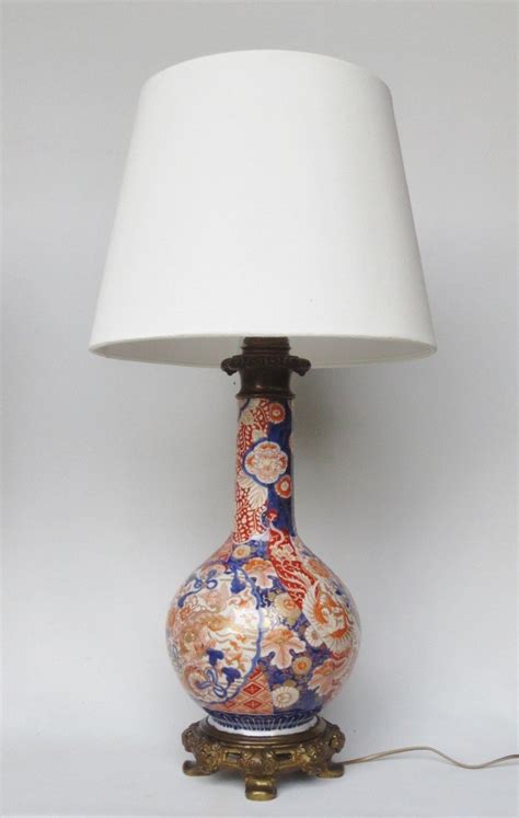 Proantic Paire De Lampes Imari XIXe Siècle