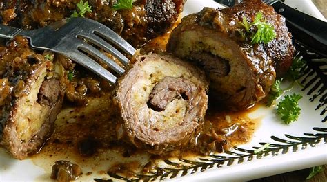 Stuffed Beef Roulade