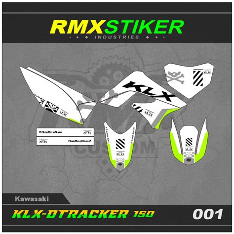 Hijau MERAH PUTIH 貼紙 KLX 150s L 貼紙條紋 LIS 變化 DTRACKER DTX 老紅 蝦皮購物