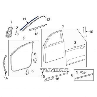 Toyota Oem Window Parts Visors Regulators Motors Carid