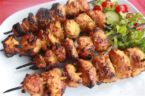 Manju S Eating Delights Grilled Chicken Satay Kebabs