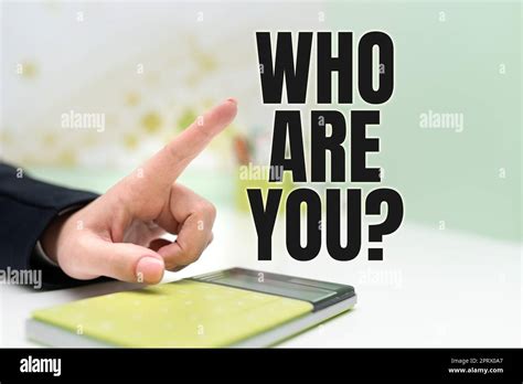 hand writing sign    conceptual photo introduce identify