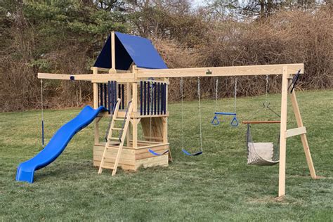 X Challenger Model A Wood Playset For Sale Amish Direct Playsets