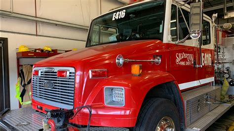 Siren Demo Silverton Fire District Engine 416 Walk Around YouTube