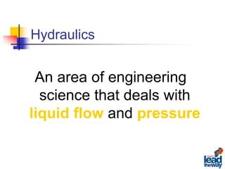 Basics Of Hydraulic Systems Ppt