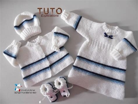 Fiche tricot bébé modèle layette bb à tricoter tuto