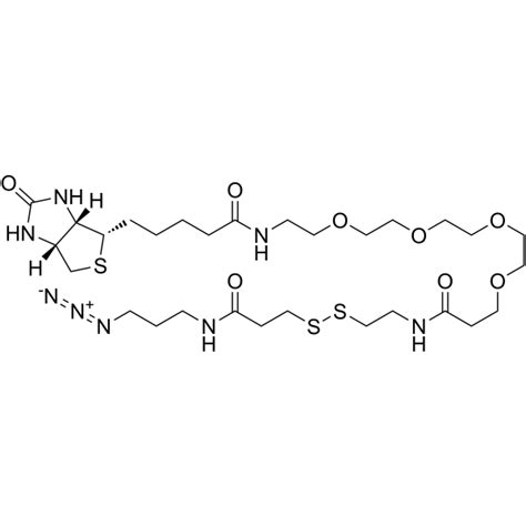 Biotin PEG 4 SS AzideBiotin PEG 4 SS Azide CAS号 1260247 52 6结构式 性质