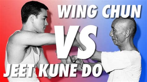 Wing Chun Vs Jeet Kune Do Youtube