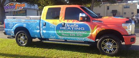 Ocala Heating And Air Pickup Truck Bb Graphics And The Wrap Pros