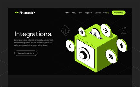 Fintech Webflow Template Finantech X Brix Templates