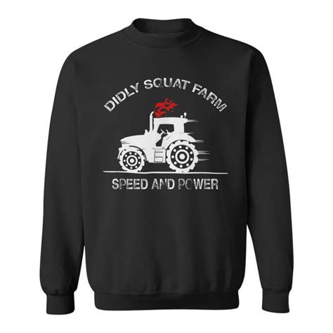 Diddly Squat Farm Speed And Power Perfect Tractor Design Hoodie Mazezy