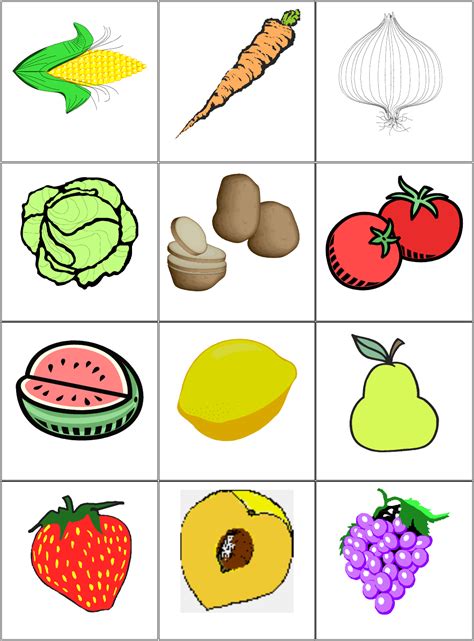 Bingo De Frutas Y Verduras Pdf Document Frutas Y Verduras