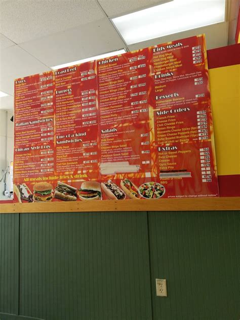 Menu At Super Gyros Restaurant Normal 115 Susan Dr A