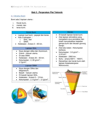Bab 5 Pergerakan Plat Tektonik