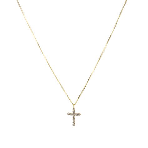 Miriams Jewelry Diamond Cross Necklace - Miriams Jewelry