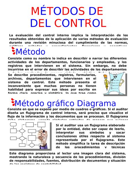 M Todos De Evaluaci N M Todos De D Eevla Lcuoanctir Onl Interno La