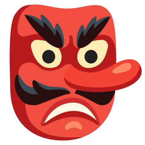 👺 Demonio Japonés Tengu Emoji