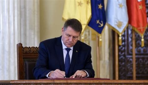 Decrete semnate de președintele Klaus Iohannis