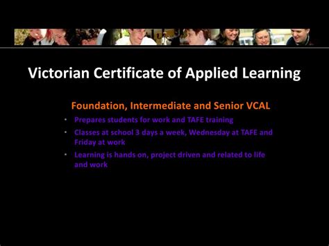 Ppt Vcal Sandringham Victorian Certificate Of Applied Learning Powerpoint Presentation Id