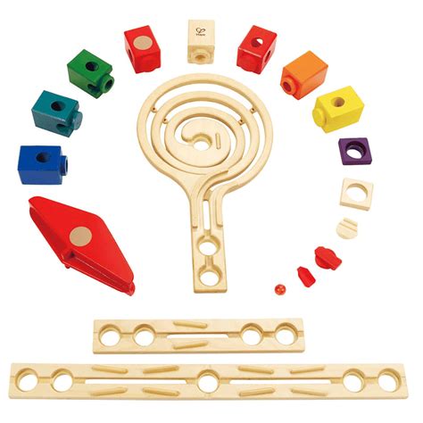 Hape Quadrilla Vertigo Wooden Marble Run Race Maze Toy Construction