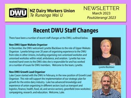 New Zealand Dairy Workers Union The Official Site Of The Dwu