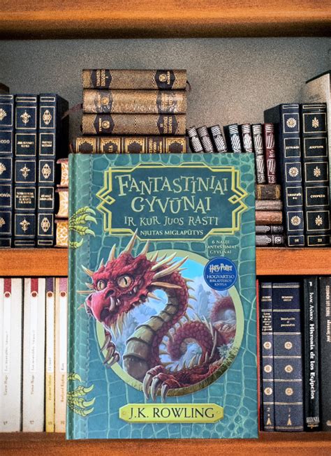 Fantastiniai gyvūnai ir kur juos rasti Hogvartso bibliotekos knyga